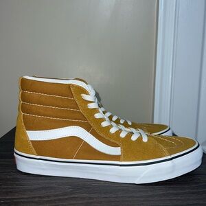 Size 10 - Vans Sk8- High Golden Brown Brand New No Box
